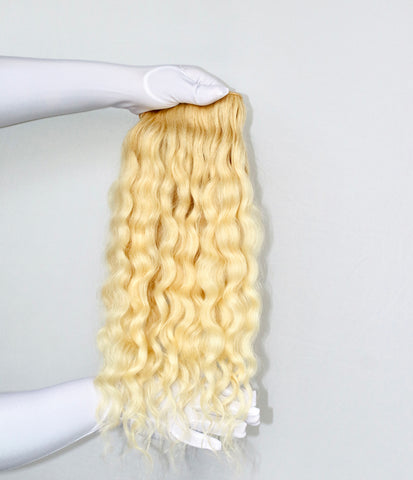 BVH Single Donor Indian Blonde Wavy/Curly Collection